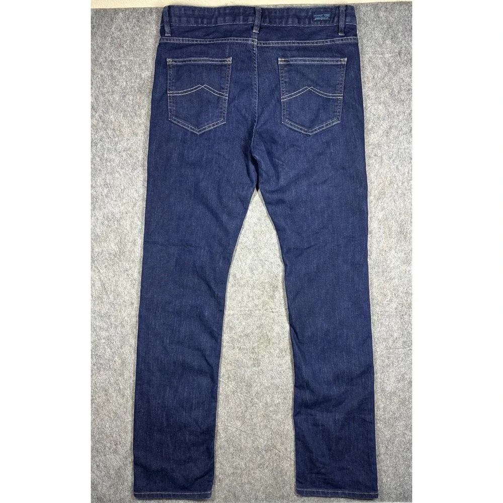 Patagonia Jeans Womens 28 Dark Wash Organic Stretch Slim Fit Outdoor Blue Denim